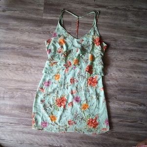 Ezra Floral Print T-back Summer Dress